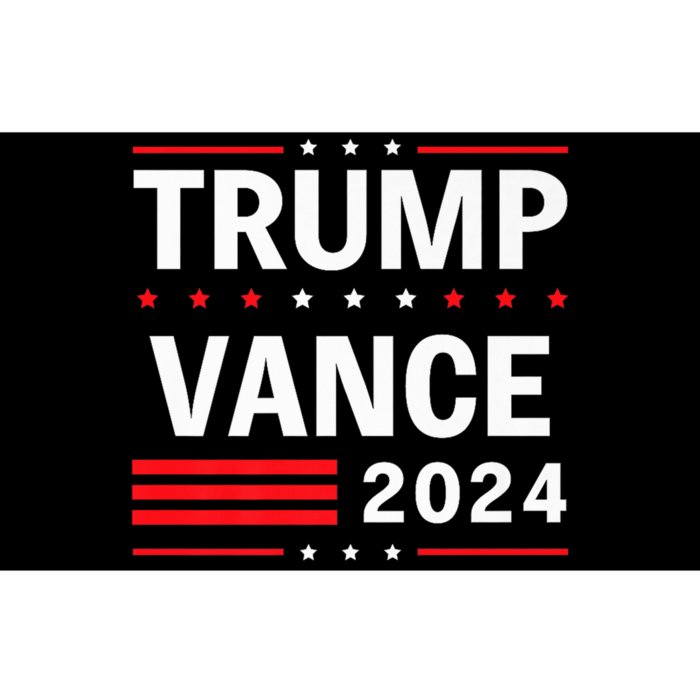 Trump Vance 2024 Vice President America Flag Usa Vote Bumper Sticker