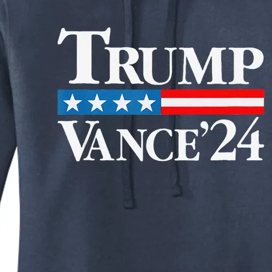 Trump Vance 2024 For President Vp Usa Election Patriotic Women's Pullover Hoodie