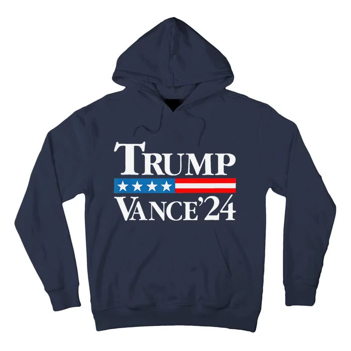 Trump Vance 2024 For President Vp Usa Election Patriotic Tall Hoodie