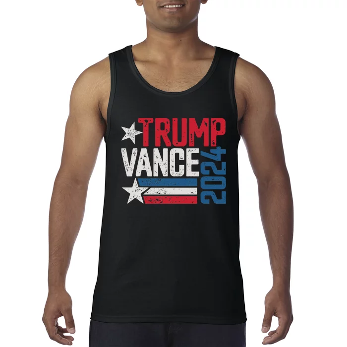 Trump Vance 2024 S Vintage Distressed Trump Vance 2024 Tank Top