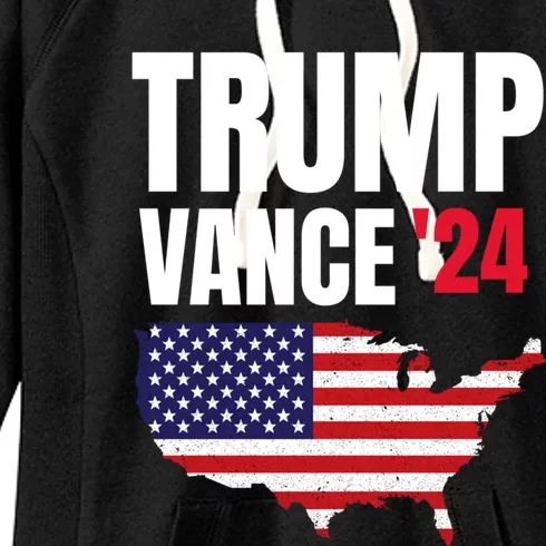 Trump Vance 2024 Cute Gift Women's Fleece Hoodie