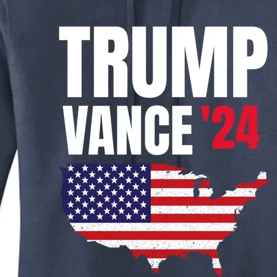 Trump Vance 2024 Cute Gift Women's Pullover Hoodie