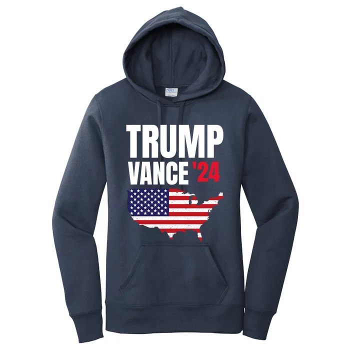 Trump Vance 2024 Cute Gift Women's Pullover Hoodie