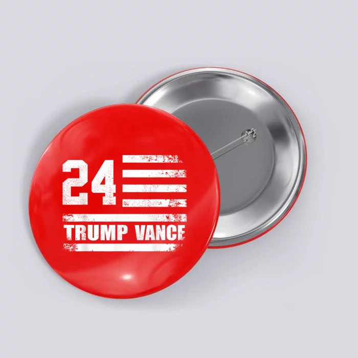 Trump Vance 2024 Retro Stripe Trump Jd Vance Button