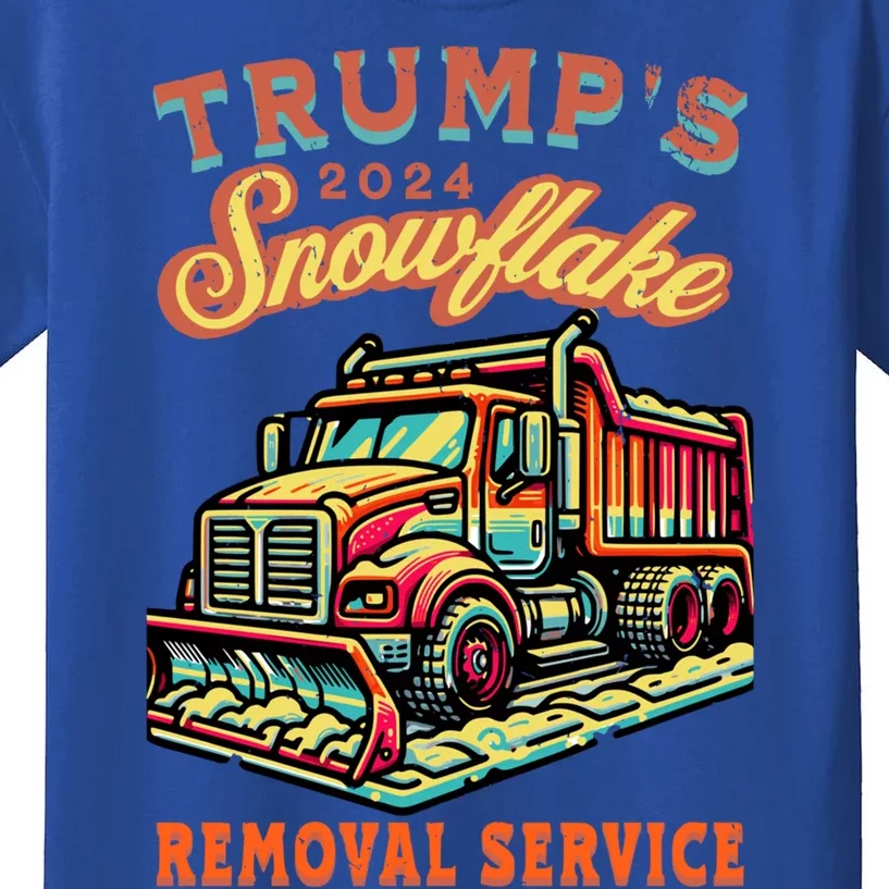 Trump Vance 2024 Trumps Snowflake Removal Service Gift Kids T-Shirt