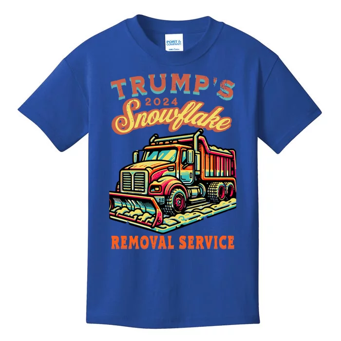 Trump Vance 2024 Trumps Snowflake Removal Service Gift Kids T-Shirt