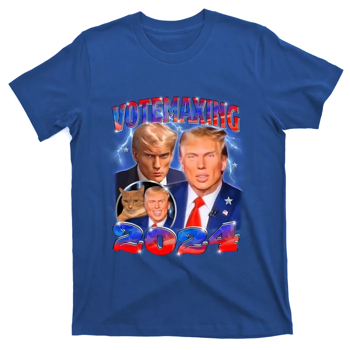 Trump Votemaxing 2024 Looksmaxxing Funny Mewing Meme Meaningful Gift T-Shirt