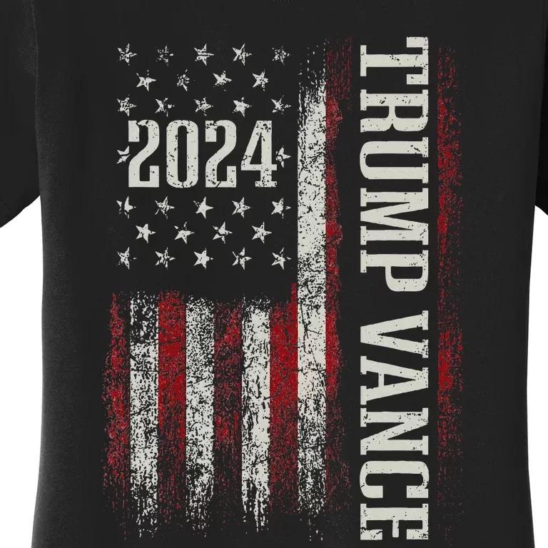 Trump Vance 2024 President Trump Supporter Reelection Women's T-Shirt