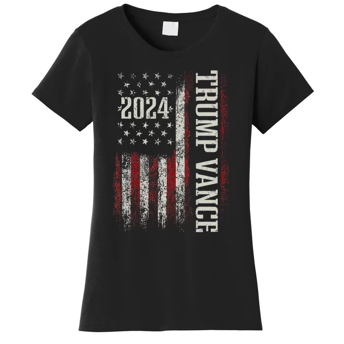 Trump Vance 2024 President Trump Supporter Reelection Women's T-Shirt