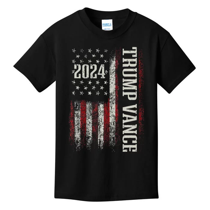 Trump Vance 2024 President Trump Supporter Reelection Kids T-Shirt