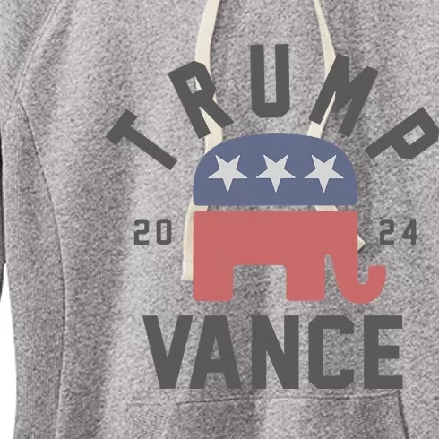 Trump Vance 2024 President Trump Supporter Reelection Women's Fleece Hoodie