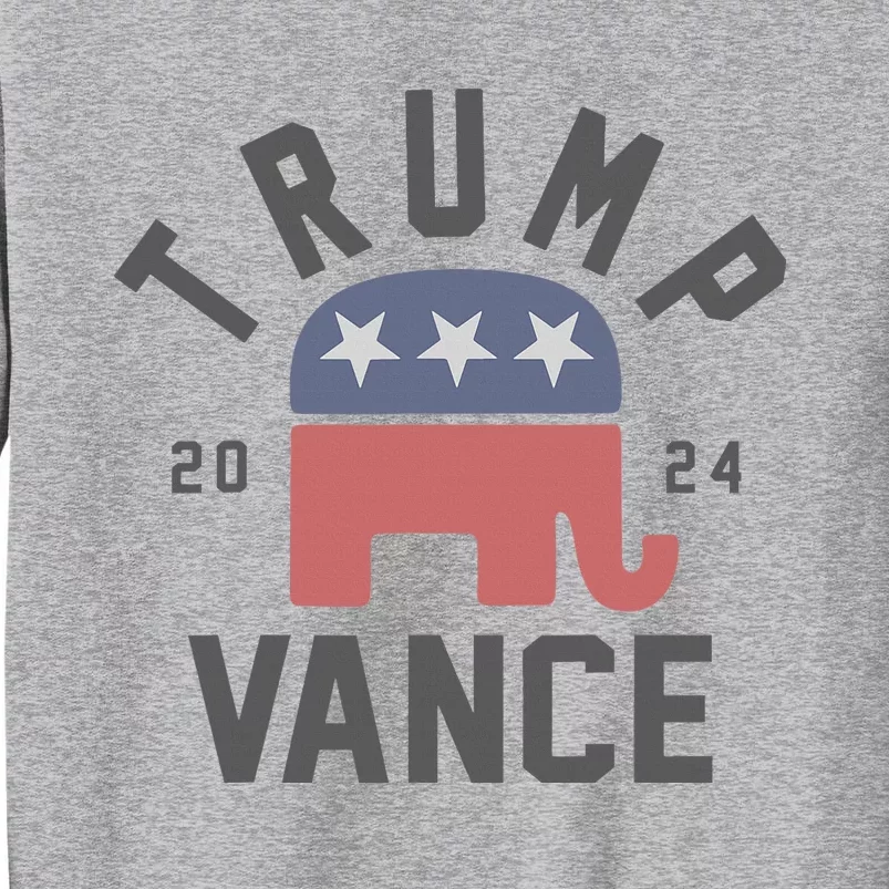 Trump Vance 2024 President Trump Supporter Reelection Tall Sweatshirt