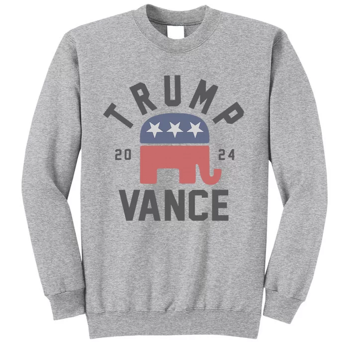 Trump Vance 2024 President Trump Supporter Reelection Tall Sweatshirt