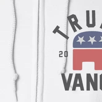 Trump Vance 2024 President Trump Supporter Reelection Full Zip Hoodie