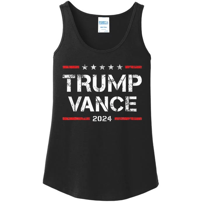 Trump Vance 2024 Vintage Ladies Essential Tank