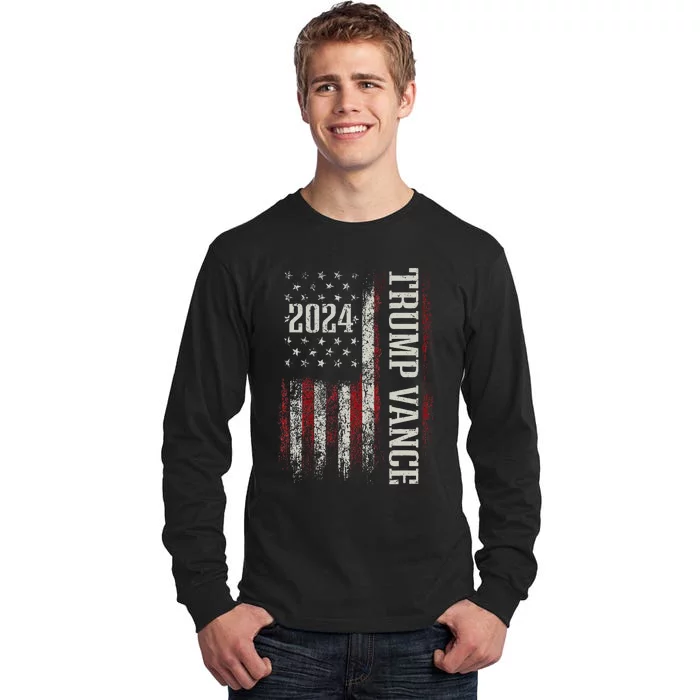 Trump Vance 2024 Tall Long Sleeve T-Shirt