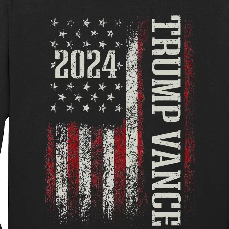 Trump Vance 2024 Tall Long Sleeve T-Shirt