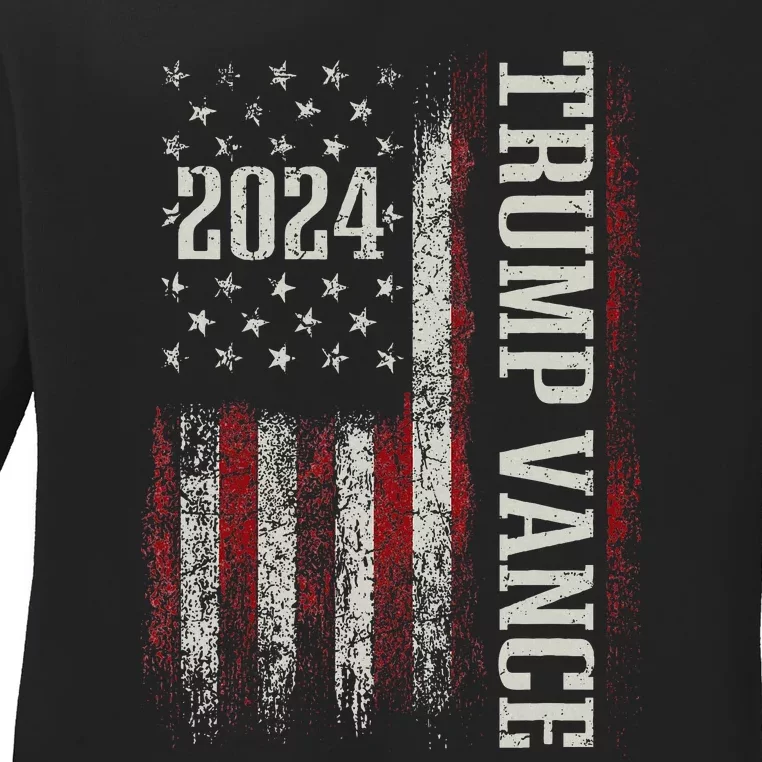 Trump Vance 2024 Ladies Long Sleeve Shirt