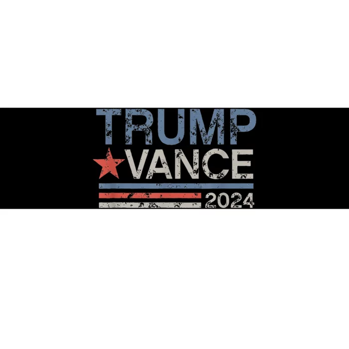 Trump Vance 2024 Retro Stripe Trump Jd Vance Gift Bumper Sticker