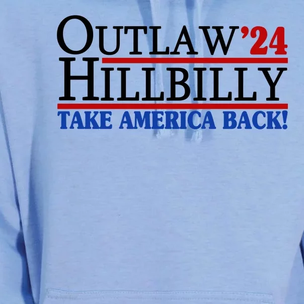 Trump Vance 2024 Outlaw Hillbilly Take America Back Unisex Surf Hoodie