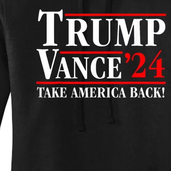 Trump Vance 2024 Vice President Vp Trump 2024 Election Women's Pullover Hoodie