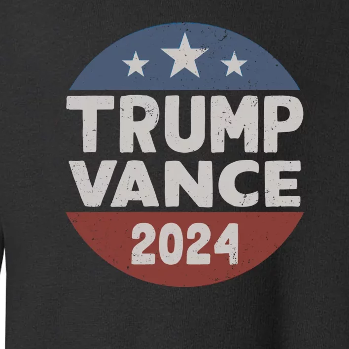 Trump Vance 2024 Donald Trump Jd Vance 2024 Pro Trump 2024 Toddler Sweatshirt