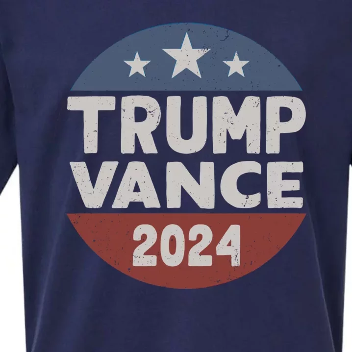 Trump Vance 2024 Donald Trump Jd Vance 2024 Pro Trump 2024 Sueded Cloud Jersey T-Shirt