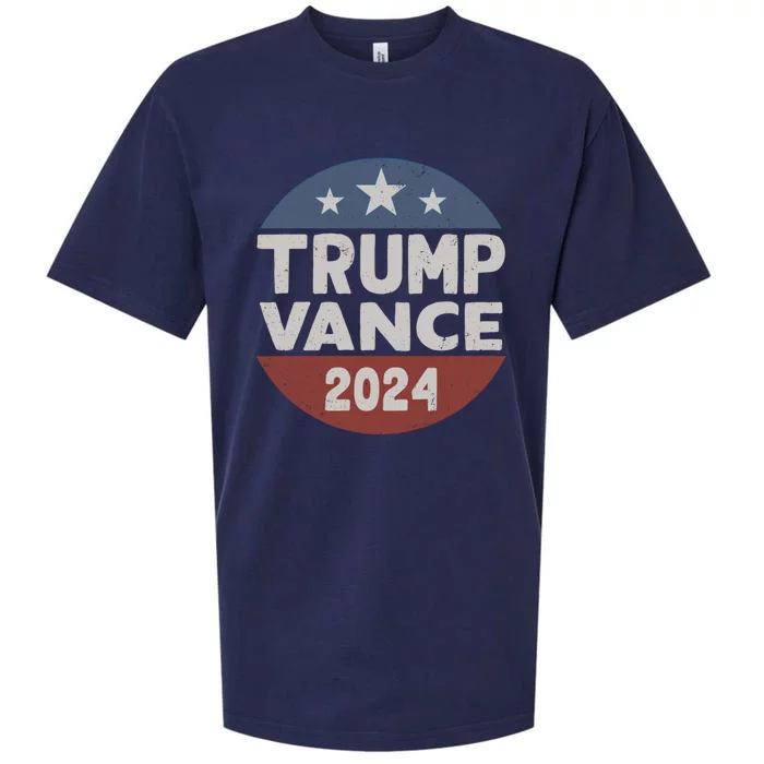 Trump Vance 2024 Donald Trump Jd Vance 2024 Pro Trump 2024 Sueded Cloud Jersey T-Shirt