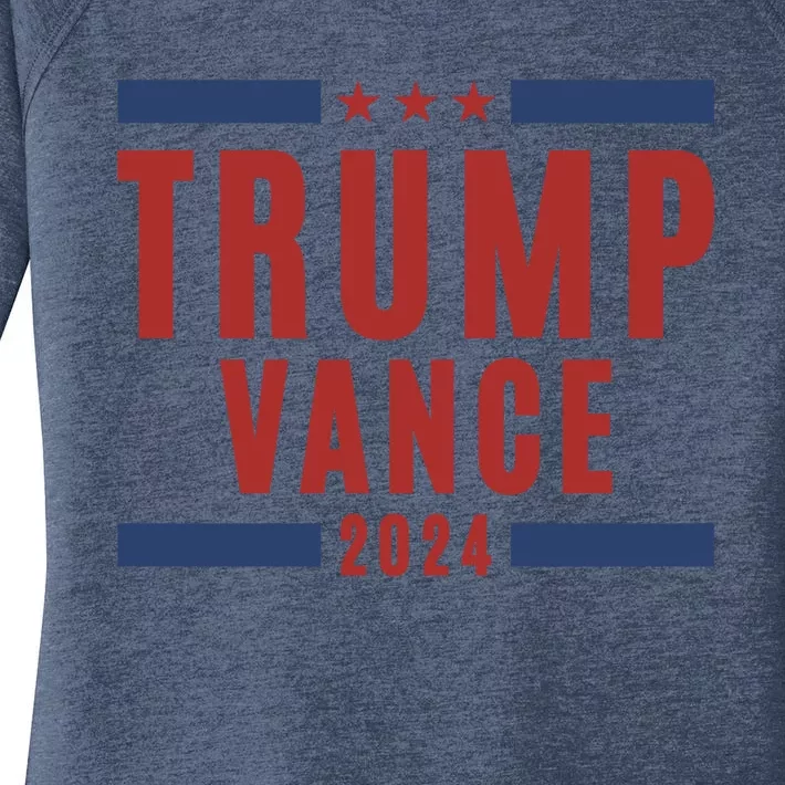 Trump Vance 2024 Election President Gift Women's Perfect Tri Tunic Long Sleeve Shirt