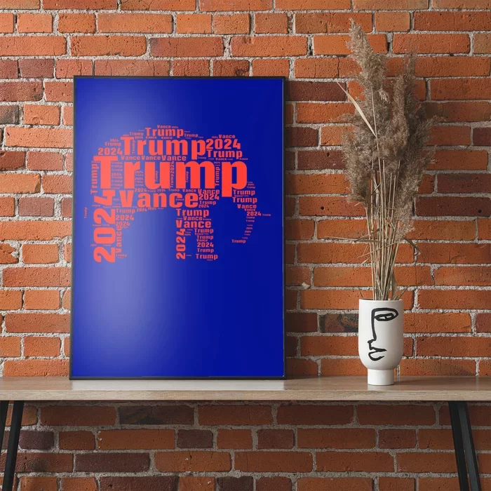 Trump Vance 2024 Elephant Republican Usa Election Gift Poster