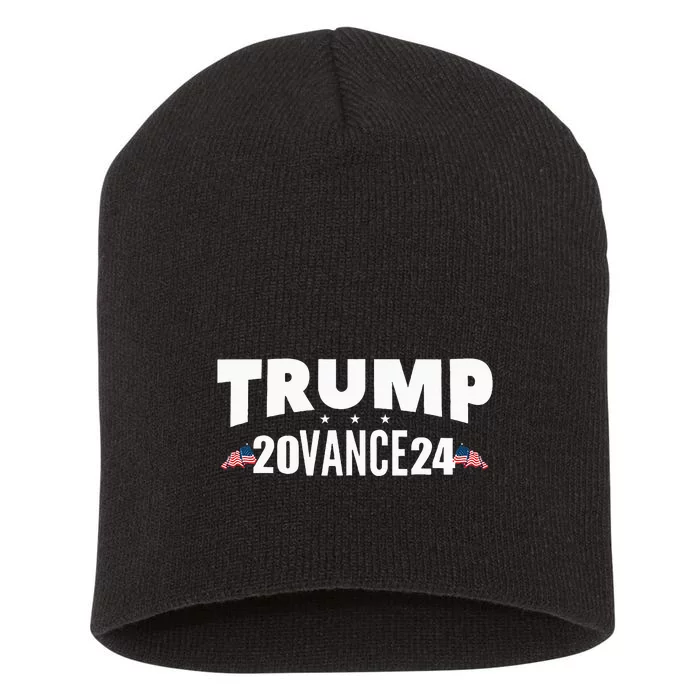 Trump Vance 2024 Election 2024 Short Acrylic Beanie