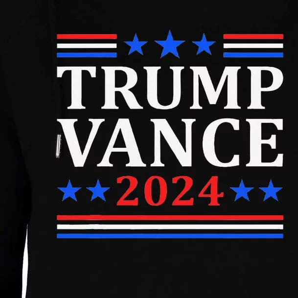 Trump Vance 2024 President And Vp Election Womens Funnel Neck Pullover Hood