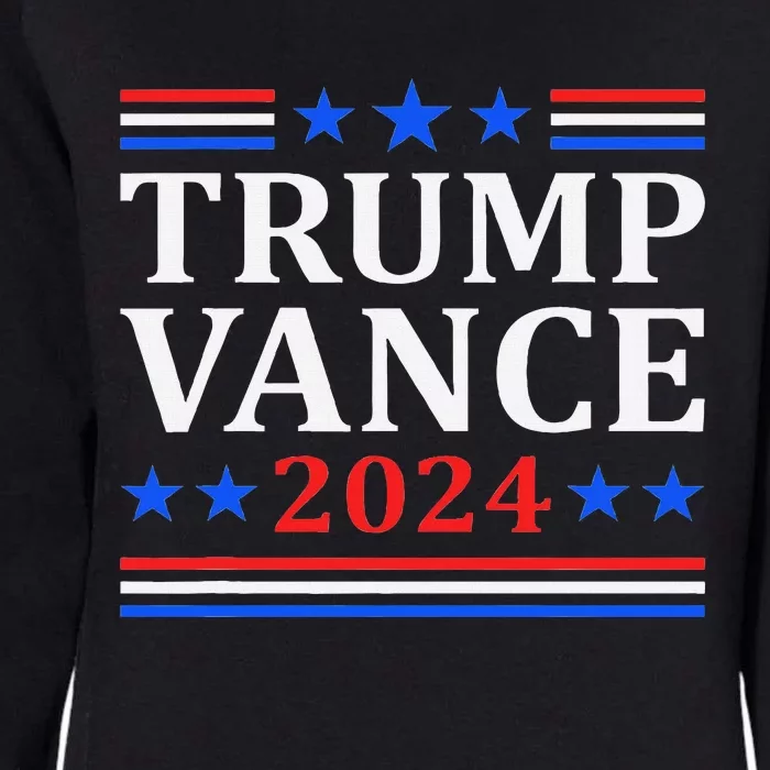 Trump Vance 2024 President And Vp Election Womens California Wash Sweatshirt