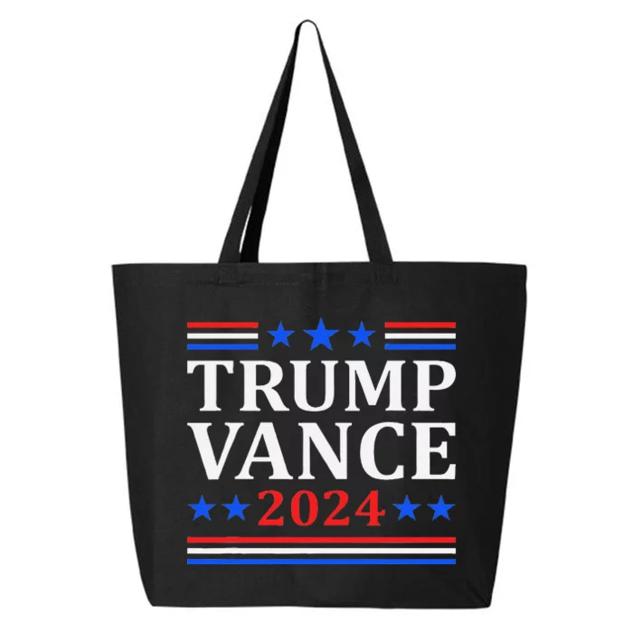 Trump Vance 2024 President And Vp Election 25L Jumbo Tote