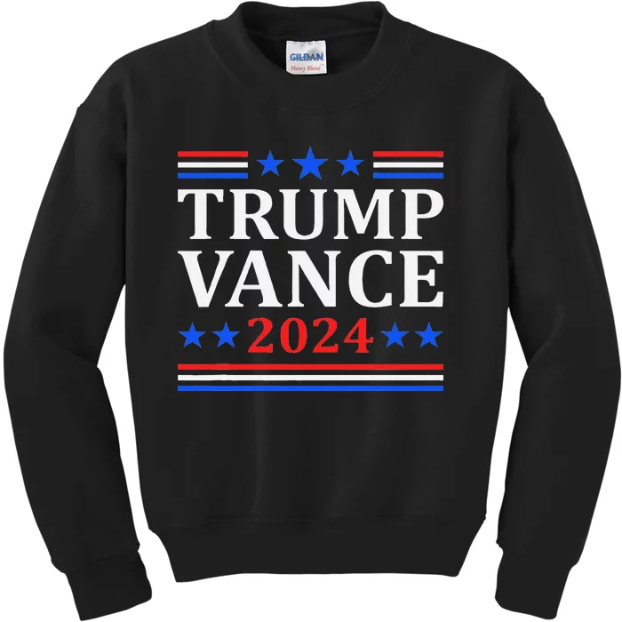 Trump Vance 2024 President And Vp Election Kids Sweatshirt