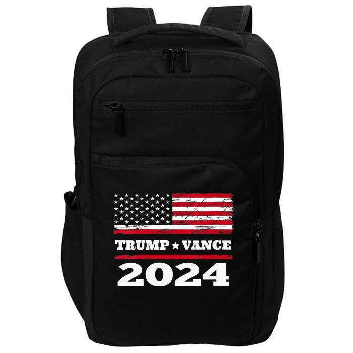 Trump Vance 2024 President Trump Supporter Re Election Flag Impact Tech Backpack