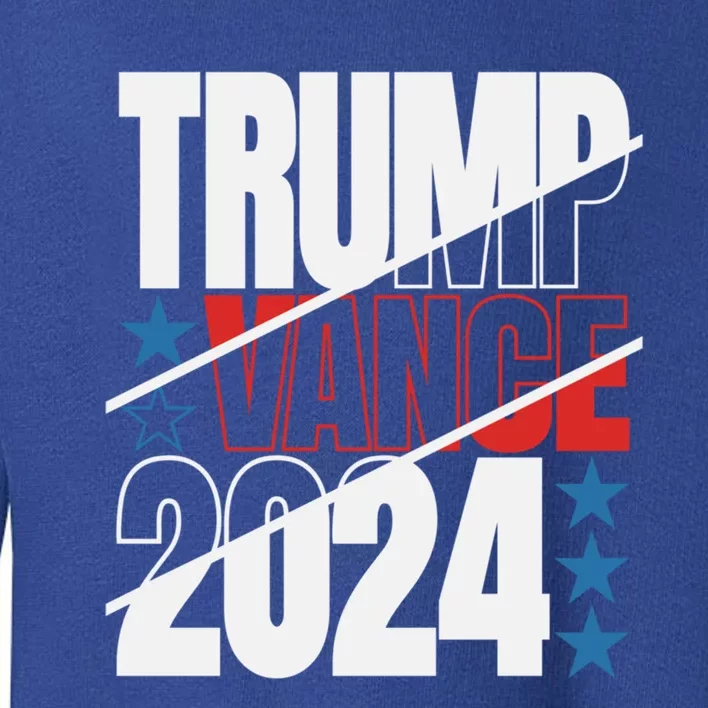 Trump Vance 2024 For President Usa Election Patriotic Meaningful Gift Toddler Sweatshirt