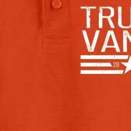 Trump Vance 2024 Star Vintage Dry Zone Grid Performance Polo