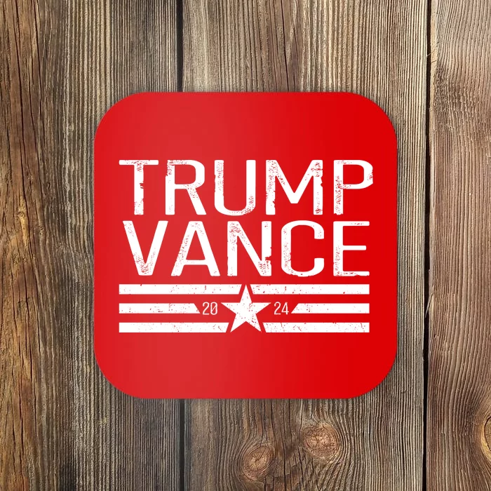 Trump Vance 2024 Star Vintage Coaster