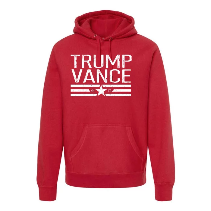 Trump Vance 2024 Star Vintage Premium Hoodie