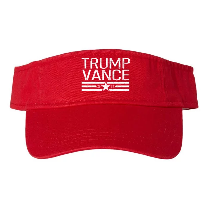 Trump Vance 2024 Star Vintage Valucap Bio-Washed Visor