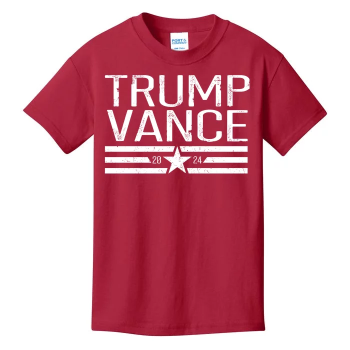 Trump Vance 2024 Star Vintage Kids T-Shirt