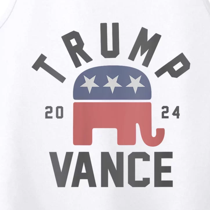 Trump Vance 2024 President Trump Supporter Re Election Performance Tank