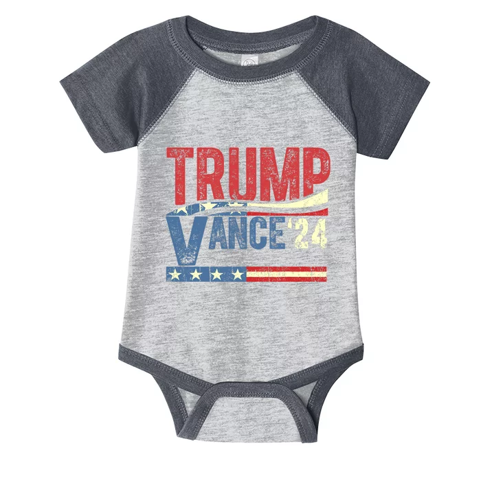 Trump Vance 2024 Funny Election Infant Baby Jersey Bodysuit