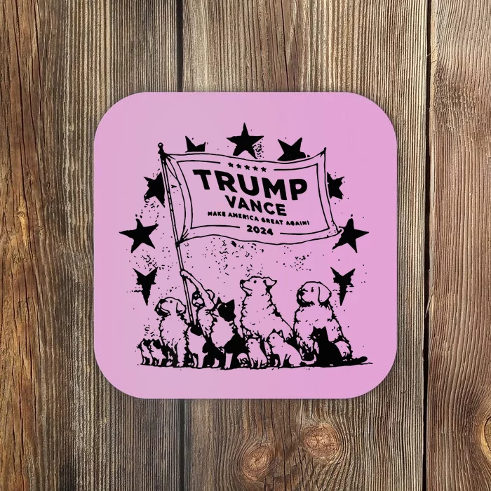 Trump Vance 2024 Election Cats And Dogs For Trump Coaster