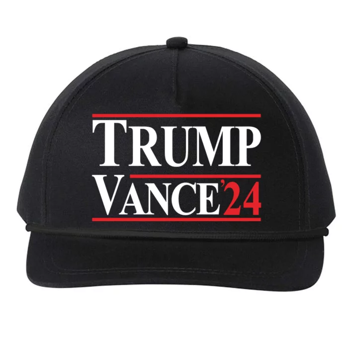 Trump Vance 2024 Snapback Five-Panel Rope Hat