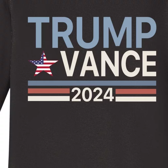 Trump Vance 2024 Baby Long Sleeve Bodysuit