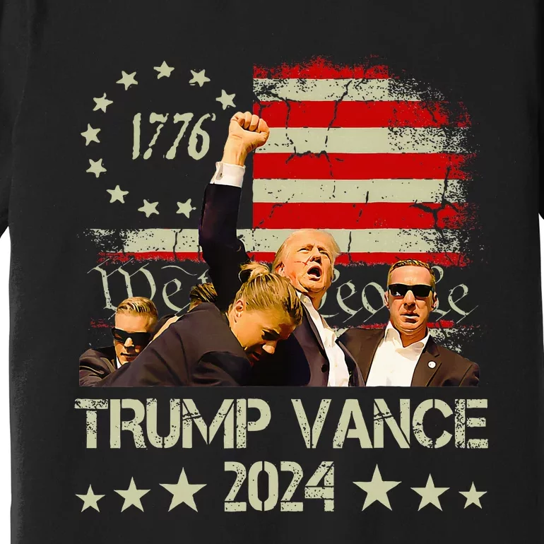 Trump Vance 2024 President Trump Supporter Reelection Premium T-Shirt