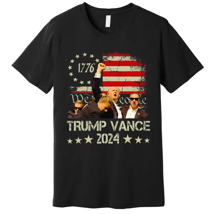 Trump Vance 2024 President Trump Supporter Reelection Premium T-Shirt