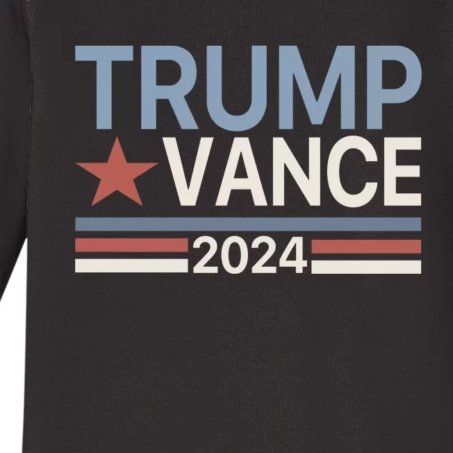 Trump Vance 2024 Baby Long Sleeve Bodysuit